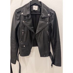 Parker Genuine Leather Moto Jacket